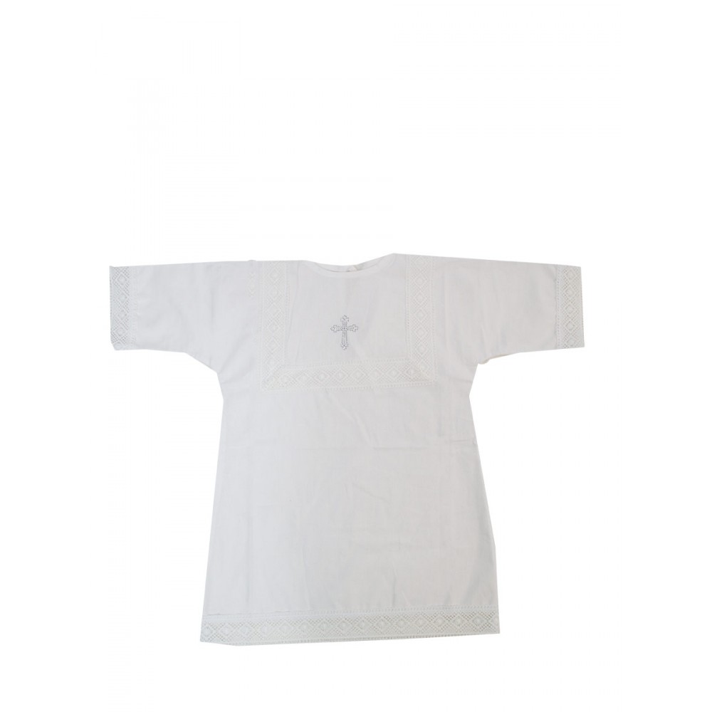 крестильная рубашка мальчик квадрат 86 см