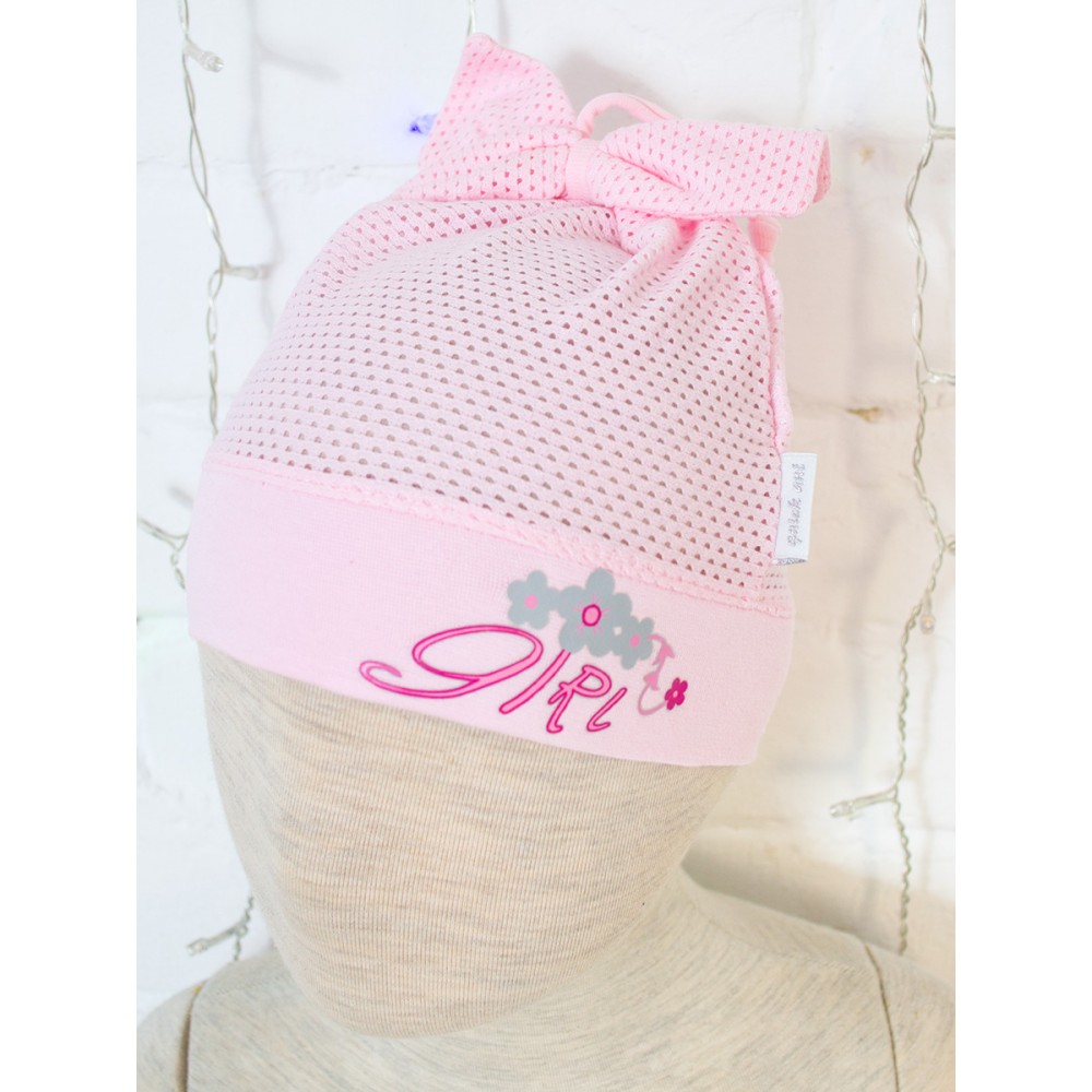ш514 шапка детская розовый